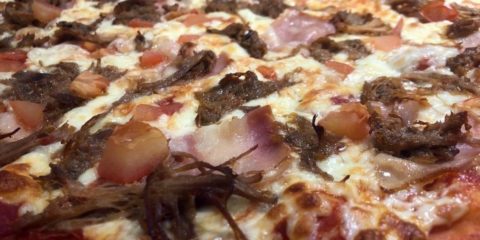 pizza puled pork de royal pizza mostoles » Royal Pizza Móstoles 91 617 18 22